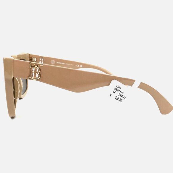 Burberry Womens 54mm Sunglasses Thick Beige Square Frame